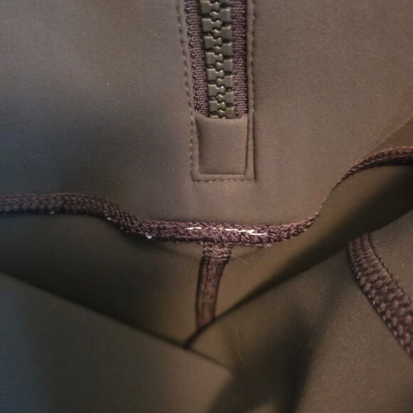 Lululemon Paddle Times Tights Leggings in Dark Olive Black - Picture 9 of 11